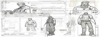 正太漫画数字绘制工具评测图，Clip Studio Paint软件界面截图，展示正太风格人物绘制过程中的图层管理与笔刷设置